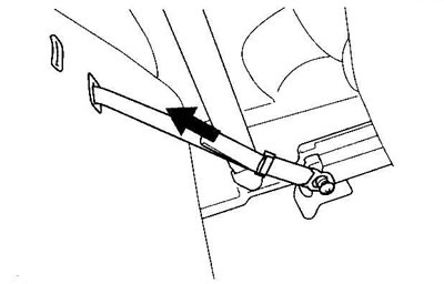 7. Отрегулируйте длину фиксирующего ремня таким…
