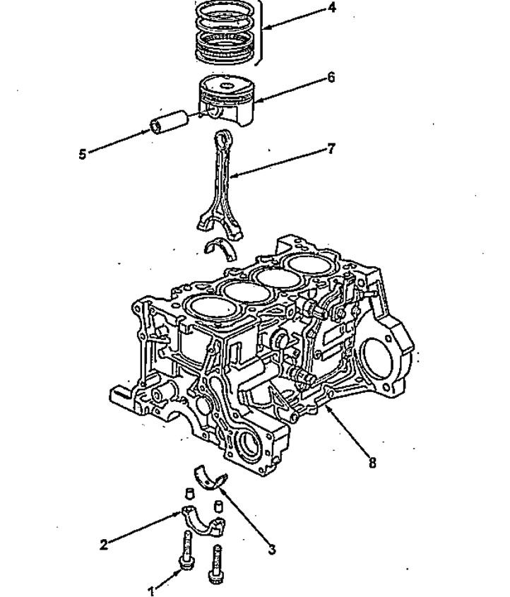 Разборка и сборка блока цилиндров (этап 2).