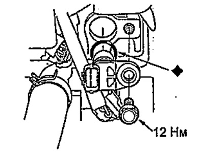 3. Выверните болт и снимите датчик положения распределительного вала.