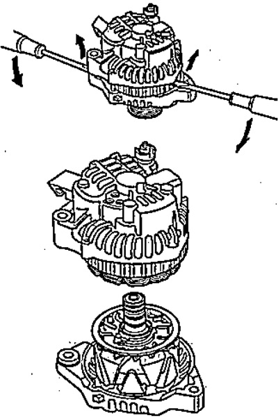 Disassembly and assembly of the generator (Honda Fit 1, 2001-2008) - "Engine ele