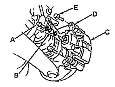 Brake caliper.