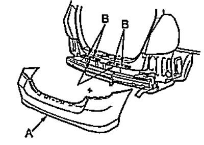 d) Disconnect the clamps (B) of the upper…
