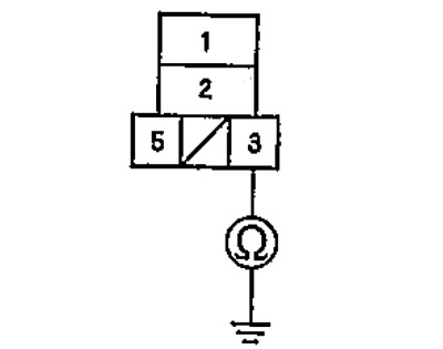 7. Проверьте проводимость между выводом «3» разъема реле электродвигателя вентилятора отопителя и…