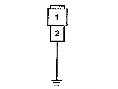 14. Замкните на массу вывод «2» разъема электродвигателя вентилятора отопителя.