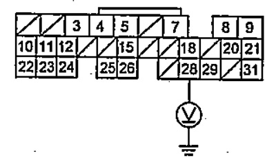 4. Measure the voltage between terminal «28» of…