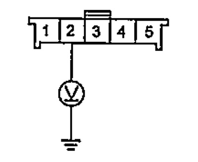 10. Measure the voltage between terminal «2» of…