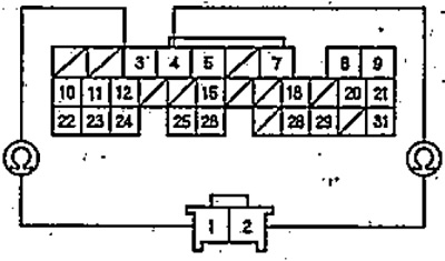 19. Check for continuity between the terminals of…