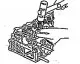 Disassembling the cylinder head