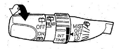 Омыватель заднего стекла