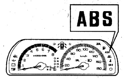 Контрольная лампа ABS