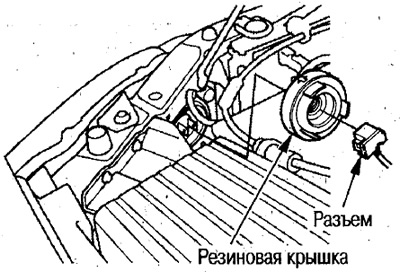 3. Снимите резиновую крышку.