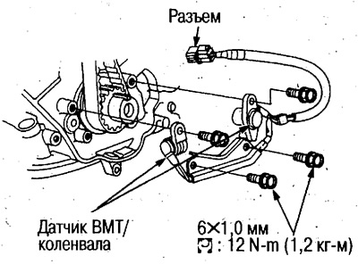 13. Одвојите конектор сензора ТДЦ/радилице.