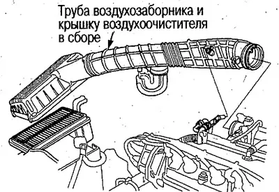 2. Зніміть трубу повітрозабірника та кришку…