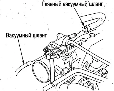 11. Від'єднайте вакуумні шланги та головний…