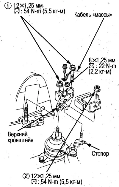 1. Инсталирайте горната скоба и затегнете…