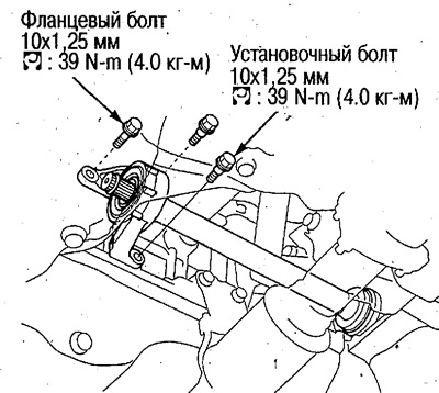 2. Зацягніце фланцавы ніт на 10 мм і…
