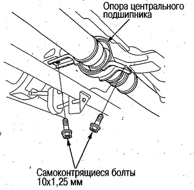4. Odvijte samoblokirajući vijak (10 mm) koji…