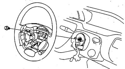 6. Установите рулевое колесо в положение,…