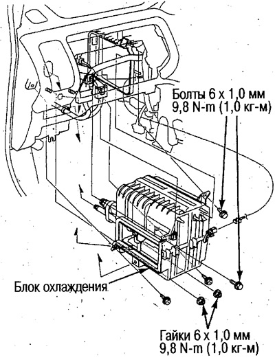 6. Снимите зажим э/проводки и отсоедините разъем…