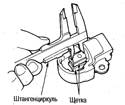 Проверка щеток генератора (Хонда Авансир 1, 1999-2003, бензин ...