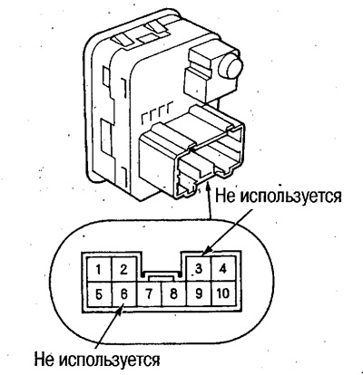 Выключатель складывания зеркал