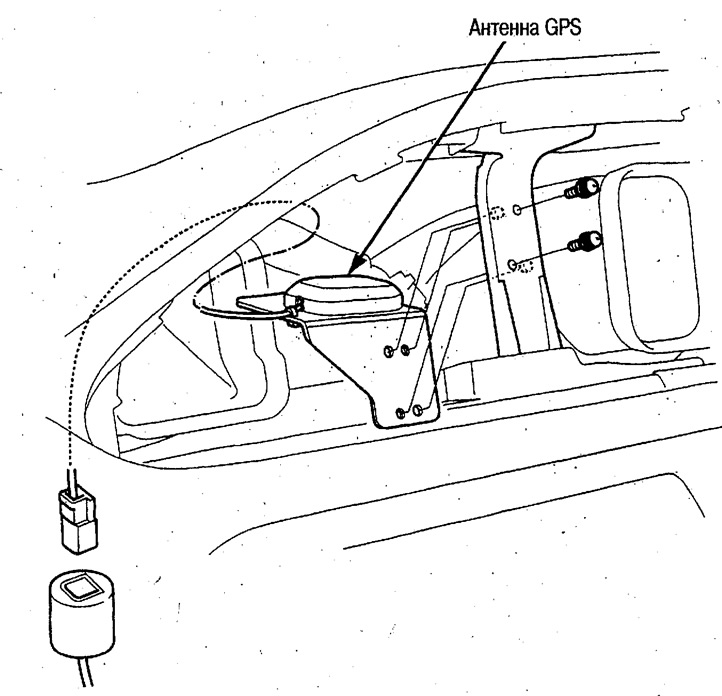 3. Scoateți antena GPS.