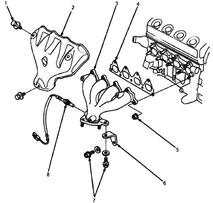 1. 8х1,25 мм, 22 Nm (2,2 кгс/м)