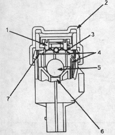 1. reset gomb; 2. eset; 3. tavasz; 4. terminálok;…