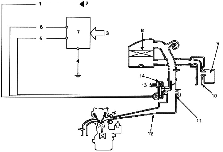 1. черно-желтый провод; 2. от главного реле…