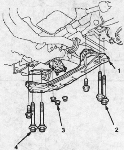 1. ЗАДНЯЯ НЕСУЩАЯ БАЛКА