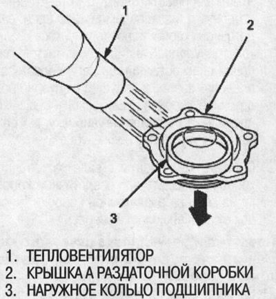 36. Если измерение вне допуска, снимите упорную…