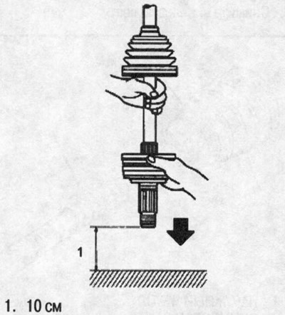 6. Чтобы полностью посадить наружный шарнир,…