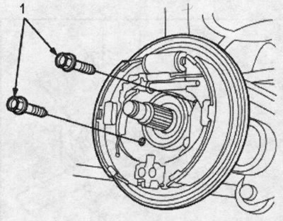 1. КРЕПЕЖНЫЕ БОЛТЫ ОПОРНОГО ДИСКА
