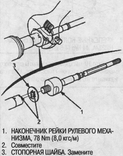 61. Поставьте стопорную шайбу и наверните…