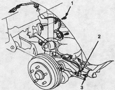 Mögött. 1. csavar 6 mm, 9,8 Nm (1,0 kgf/m); 2.…