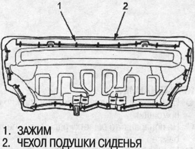 2. Отцепите все зажимы.