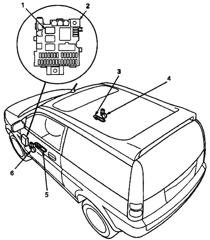 Где находится предохранитель генератора на хонда хрв Power windows - general description (Honda HR-V 1, 1998-2006, petrol) - "Equipme